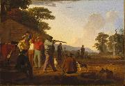 George Caleb Bingham Shooting for the Beef oil painting reproduction